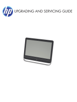HP Pavilion 23-f400 TouchSmart All-in-One Desktop PC series Manual de utilizare