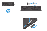 HP K2500 Wireless Keyboard Ghid de instalare