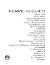 Huawei MateBook 13 Ghid de inițiere rapidă