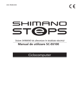 Shimano SC-E6100 Manual de utilizare