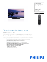 Philips 40PFL3008H/12 Product Datasheet