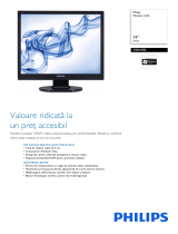 Philips 190V9FB/62 Product Datasheet