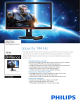 Philips 272G5DJEB/00 Product Datasheet