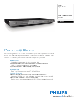 Philips BDP2850/12 Product Datasheet