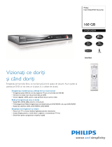 Philips DVDR3450H/58 Product Datasheet