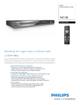Philips DVDR3575H/58 Product Datasheet
