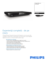 Philips DVP3600/12 Product Datasheet