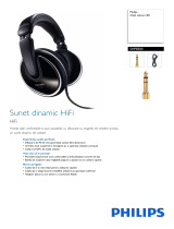 Philips SHP8500/00 Product Datasheet