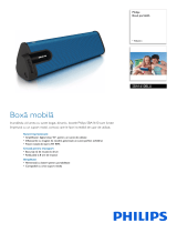 Philips SBA1610BLU/00 Product Datasheet