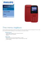 Philips CTE109RD/58 Product Datasheet