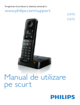 Philips D4701W/53 Manual de utilizare