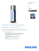 Philips LR6E2B/10 Product Datasheet