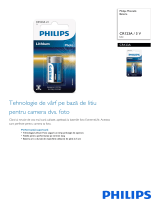 Philips CR123A/01B Product Datasheet
