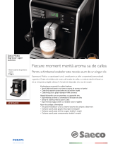 Saeco HD8768/09 Product Datasheet