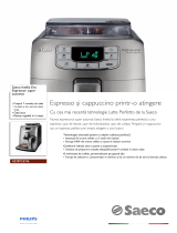 Saeco HD8753/96 Product Datasheet