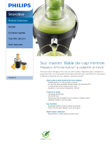 Philips HR1869/01 Product Datasheet