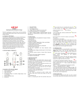 Akai FMT-06BT Instrucțiuni de utilizare