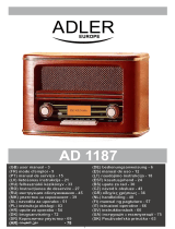 Adler AD 1187 Instrucțiuni de utilizare