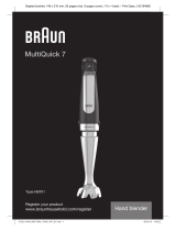 Braun Multiquick 7 Manual de utilizare