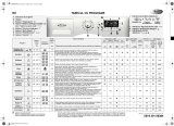 Whirlpool AWOE 7759 Program Chart