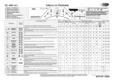 Whirlpool WFE1210CW Program Chart