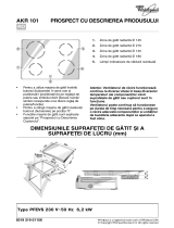 Whirlpool AKR 101/NB Manualul utilizatorului