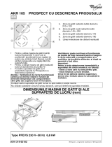 Whirlpool AKR 105/IX Program Chart