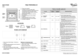 Whirlpool AKZ 475/IX/02 Program Chart