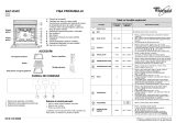 Whirlpool AKZ 223/NB/01 Program Chart