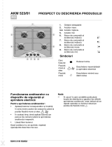 Whirlpool AKM 523/IX/01 Program Chart