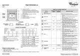 Whirlpool AKZ 531/NB/01 Program Chart