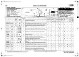 Whirlpool AWO/D 9561 WP Program Chart