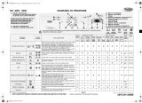 Whirlpool AWO 10561 WP Program Chart