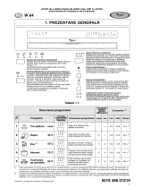 Whirlpool W 64/2 NB Program Chart