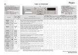 Whirlpool AWO/C 6104 Program Chart