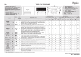 Whirlpool AWOC 0714 Program Chart