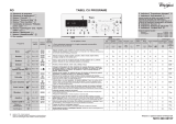 Whirlpool WTLS 66912 Program Chart