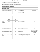 Whirlpool WB70E 972 X Product Information Sheet