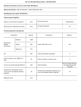 Whirlpool WT70E 952 X Product Information Sheet