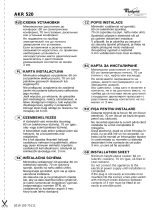 Whirlpool AKR 520 ME Program Chart