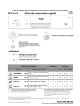 Whirlpool ADP 4415 WH Program Chart