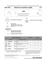 Whirlpool ADP 4425 WH Program Chart