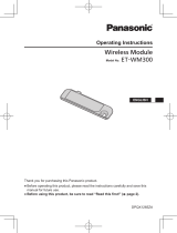 Panasonic ET-WM300 Operating Instructions Manual