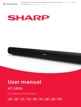 Sharp HT-SB95 Manual de utilizare