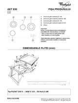 Whirlpool AKT 833/LX Manualul utilizatorului