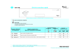 Whirlpool ADG 3340 WH Program Chart