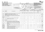 Whirlpool AWM 6105 Program Chart