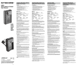 NITECORE UNK1 Manual de utilizare