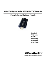 Avermedia AVerTV Hybrid Volar HX Quick Installation Manual
