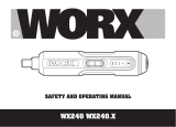 Worx WX240 Safety And Operating Manual